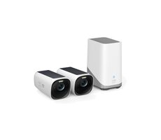 Anker Eufy S330 weiß / Outdoor IP-Kamera mit Solarladung / 2x Kamera + HomeBase 3 Einheit / 4K