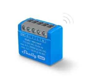 Shelly 1 Mini Smart Wi-Fi Relay (1 Kanal) / Wi-Fi / Bluetooth / 8 A