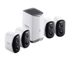 Baseus Security N1 PLUS 2K 4-teiliges Kamerasystem / 4X N1 PLUS Kameras & Zentrale