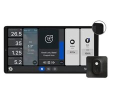 Shelly Wanddisplay X2 schwarz + Blu H&T / Intelligentes Bedienfeld mit WLAN und Bluetooth + Temperatur- und Feuchtigkeitssensor