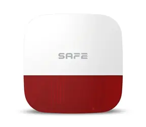 SAFE Außensirene weiß / Kabellose Außensirene 