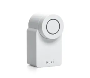 Nuki SMART Lock Go weiß / elektronisches Schloss für SMART Lock Go / mit Matter-Unterstützung