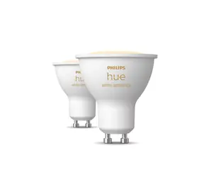Philips Hue WA LED-Lampe 4,2 W, 2er-Set / GU10 / 400 lm / 2200 K-6500 K / IP20