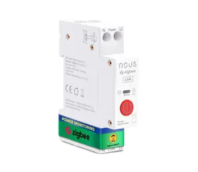 Nous D1Z Zigbee DIN SMART Switch Modul 16A / 1 Kanal / mit Verbrauchsmessung