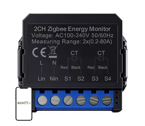 Avatto ZWPM16-2 Intelligenter bidirektionaler ZigBee-Stromzähler