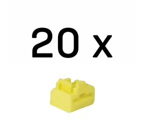 Lindy 47901 RJ-45 Portblocker ohne Schlüssel gelb / 20 Stück.