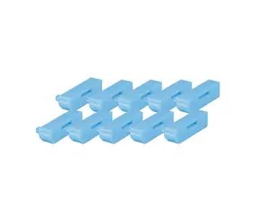 Lindy 40325 DP Port Blocker Keyless Blue / 10 Stück.
