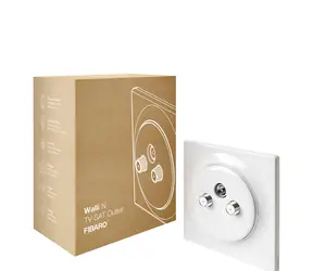 Fibaro Walli N TV-SAT-Anschlussdose FGWTFEU-021 / Koaxialbuchse ohne Intelligenz 