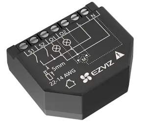 Ezviz T36 Smart Wi-Fi-Relais / Leistungsmesser / 2 Kanäle / Wi-Fi