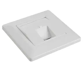 Ausgepackt - Solarix modulare Steckdose für 1 Keystone, Unterputz, weiß / ausgepackt