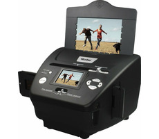 Rollei DF-S 240 SE schwarz / Scanner / Negative / Visitenkarten / Fotos / 5Mpx / 1800 DPI / 2,4" LCD / SDHC / USB