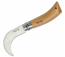 Opinel 10 Gartenmesser 10 cm / klappbar / gebogene Klinge / Holzgriff 