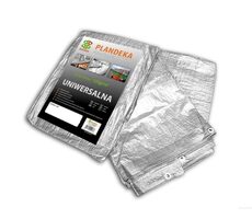 Bradas Abdeckfolie silber 8 x 12 m / 120g/m2