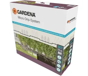 Gardena 13503-20 Micro-Drip-System Tropfbewässerungsrohr für Sträucher und Hecken / 25 m