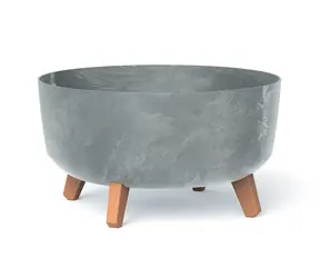 Prosperplast GRACIA LOW 38 cm Betoneffekt / Blumentopf 