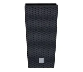 Prosperplast Rato Square anthrazit 20 x 20 x 37,6 cm / Blumentopf 