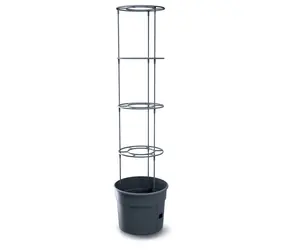 Prosperplast TOMATO GROWER Topf für den Anbau von Tomaten 39,2 cm Anthrazit