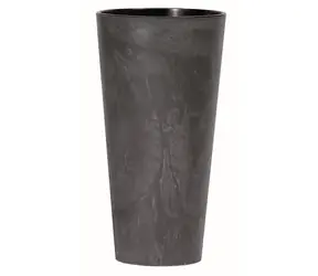 Prosperplast TUBUS SLIM BETON-EFFEKT anthrazit 30 cm / Blumentopf 