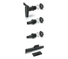 Prosperplast ICANSET 4 (Wasserhahn + Anschlüsse) / Zubehör für Regentonnen 