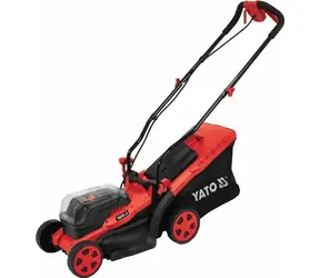 YATO YT-85220 / Akku-Rasenmäher / 34 cm / 35L / 18V / 2x 2Ah