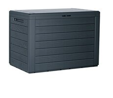 Prosperplast WOODEBOX Anthrazit 190L / Gartenbox 