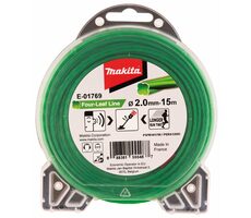 Makita E-01769 Nylonschnur 2,0 mm 15 m grün