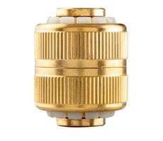 Neo Tools 15-737 Gold / Kupplung zur festen Verbindung von Schläuchen / Material Messing / 3/4"