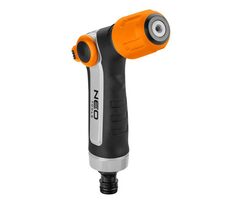 Neo Tools 15-707 orange-schwarz / Spritzpistole mit Stromregulierung / 2 Funktionen / Daumen EIN/AUS