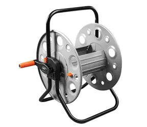 Neo Tools 15-790 grau-schwarz / Ständer für Gartenschlauch bis 100m 1/2" oder 30m 3/4"