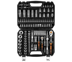 Neo Tools 10-066 / Steckschlüsselsatz / Chrom-Vanadium-Stahl / Koffer