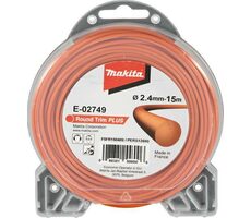 Makita E-02749 Nylonfaden rund 2,4mm 15m orange
