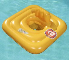 Bestway aufblasbarer Babysitz mit Rückenlehne - 76 x 76 cm