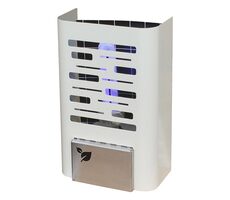 ORNO Elektrischer Insekten- und Mückenfänger Silber / 230 V / bis 50m2 / 20W / Format1 / IP20 / mit Klebefläche