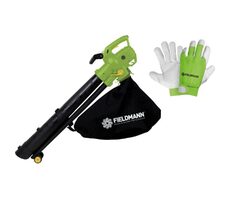 Fieldmann SET FZF 4030-E + FZO 5010 / Gartenstaubsauger 3 in 1 + Handschuhe / 3000W / 10,7 m3/min / 270 km/h / 45 l