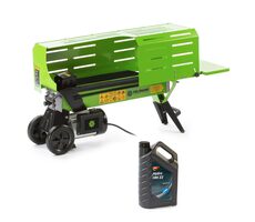 Fieldmann KIT FZLS 1004H-E + Öl 4L / Holzspalter / 2000 W / IP54 / Spaltkraft 4 t / Max. Breite 25 cm 