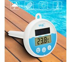 TFA 30.1068.02 - Digitales Poolthermometer mit Solarpanel
