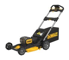 DeWalt DCMWP134W2 / Akku-Rasenmäher / 2x18V / Schnittbreite: 53 cm / bis zu 1680 m2 / 67 l Korb / 2x 8,0 Ah