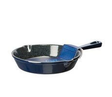 Grand feu Emaillierte Gusseisenpfanne 15,5cm blau