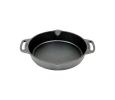 Valhal Outdoor Gusseisen-Bratpfanne mit zwei Griffen VH25H