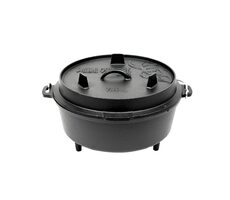 Valhal Outdoor Gusseisen-Outdoor-Topf (Camp Dutch Oven) VH6.1L+