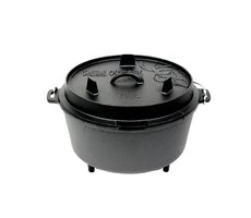Valhal Outdoor Gusseisen-Outdoor-Topf (Camp Dutch Oven) VH8L+