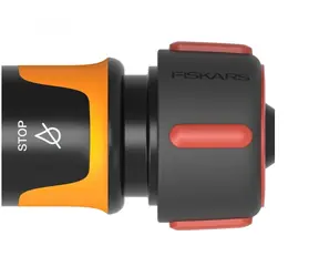 Fiskars 1027082 Komfort-Schnellkupplung für Gartenschlauch auf Wasserhahn 19 mm 3/4"