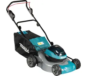 Makita DLM466Z / Akku-Rasenmäher / 2 x 18 V / Schnittbreite 46 cm / Fangkorb 60 l / Ohne Akku