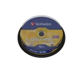 Verbatim 10 Stück DVD+RW 4,7 GB 4X / Spindel