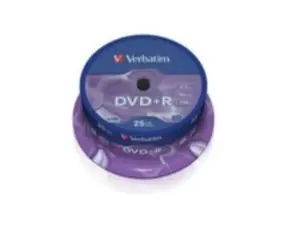 Verbatim 25 Stück DVD+ R 4,7 GB 16x / Spindel