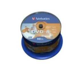 Verbatim DVD- R(50er-Pack) Spindel/Tintenstrahldrucker/16x/4,7 GB