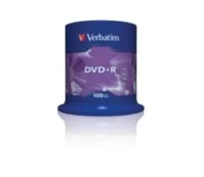 Verbatim 100 Stück DVD+ R 4,7 GB 16x / Spindel