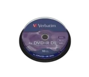 Verbatim 10 Stück DVD+ R DL 8,5 GB 8x / Spindel