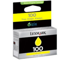 Lexmark Nr. 100 Original Tintenpatrone Gelb / 14N0902E