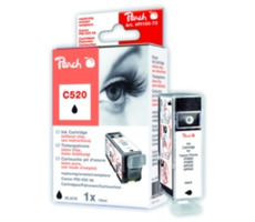 Peach PGI-520 alternative Tintenpatrone ohne Chip / 19 ml / Schwarz